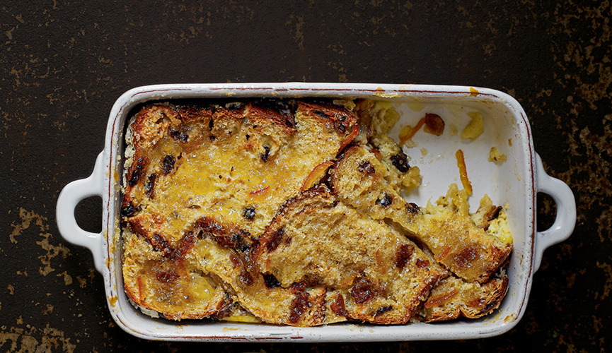 Bread and brandy butter pudding