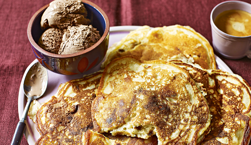 Cookie dough pancakes