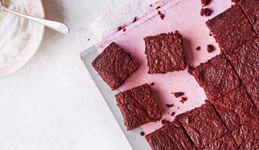 Red velvet brownies