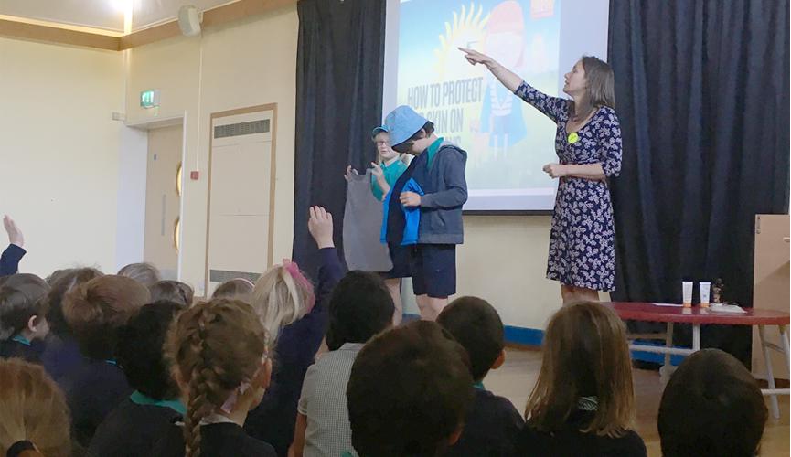 Promoting the Sun Safe message in our islands’ primary schools