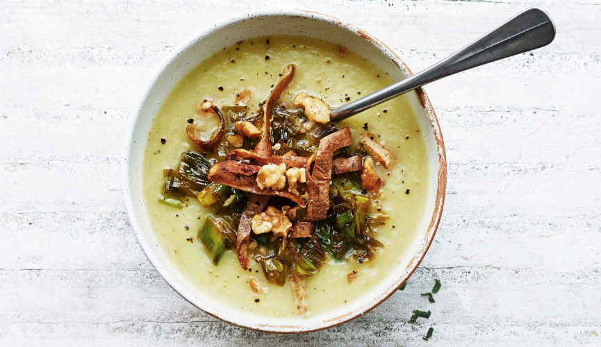 Leek and potato soup