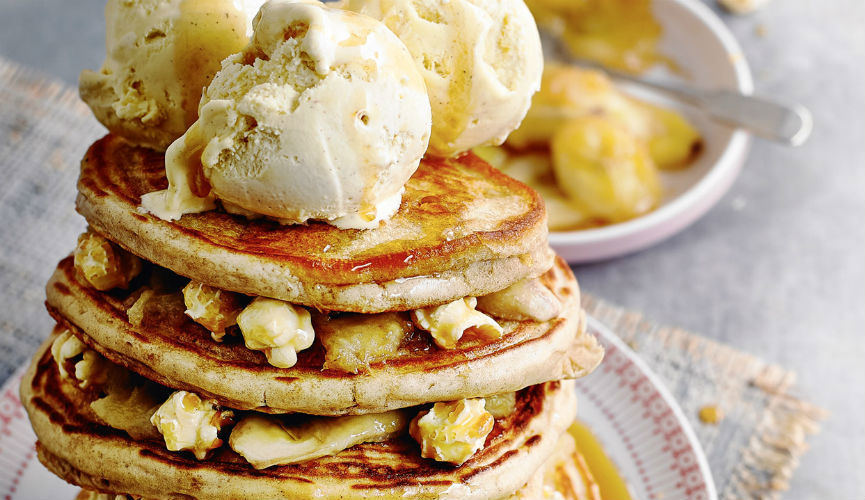 Freakshake pancake stack