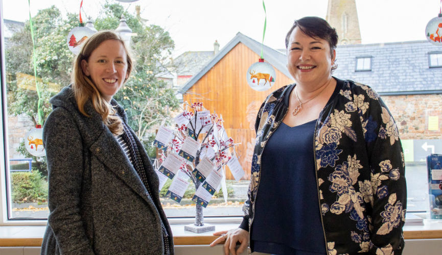 The Co-op's Christmas Wish Tree is launched in Grand Marché St Peter and  Grand Marché St Helier