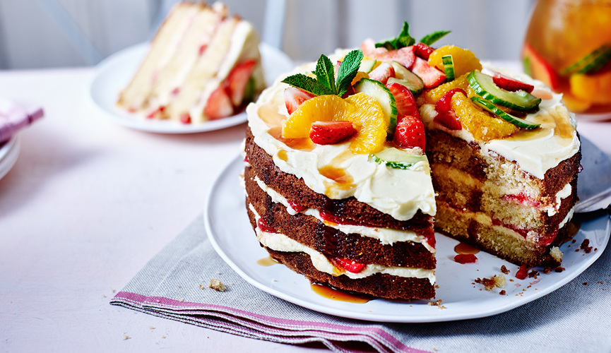 Pimm's cake