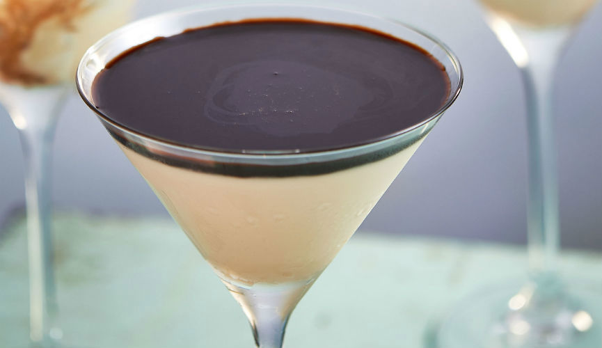 Espresso martini panna cotta