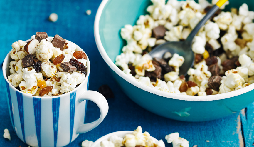 Popcorn trail mix