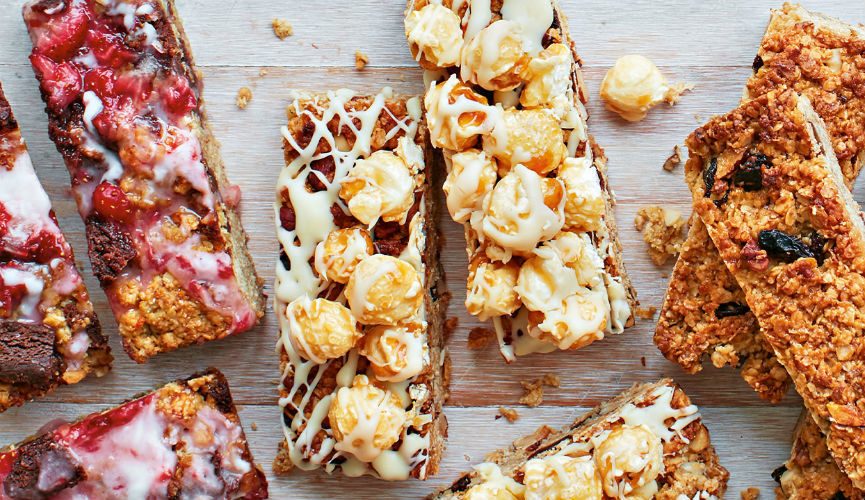 Nutty oat bars