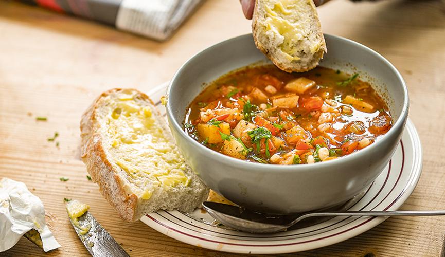 Chunky vegetable soup