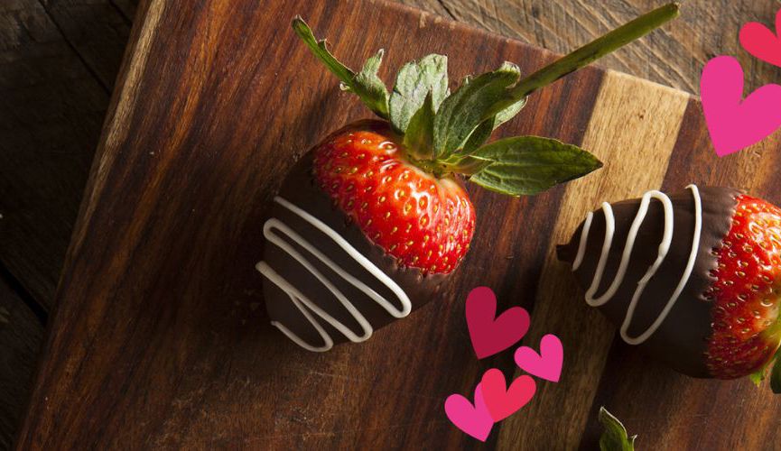 Chocolate-dipped strawberries