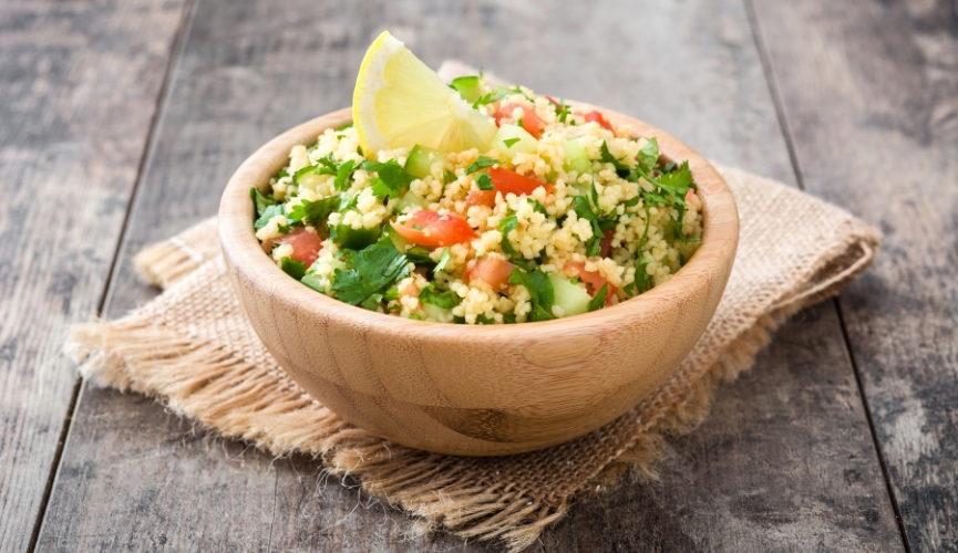 Colourful Couscous with Chicken