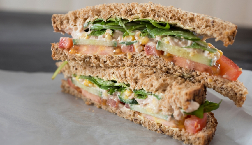 Tuna and Sweetcorn Sandwich